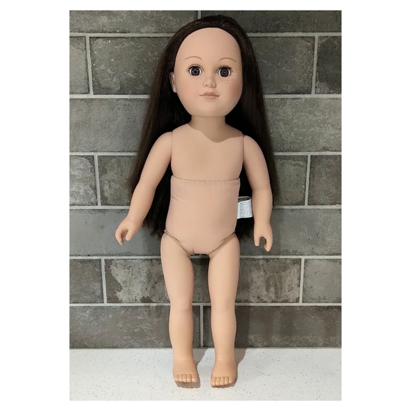 Cititoy My Life As 18" Outdoorsy Doll with Bonus Strawberry Print Umbrella - Picture 2 of 16